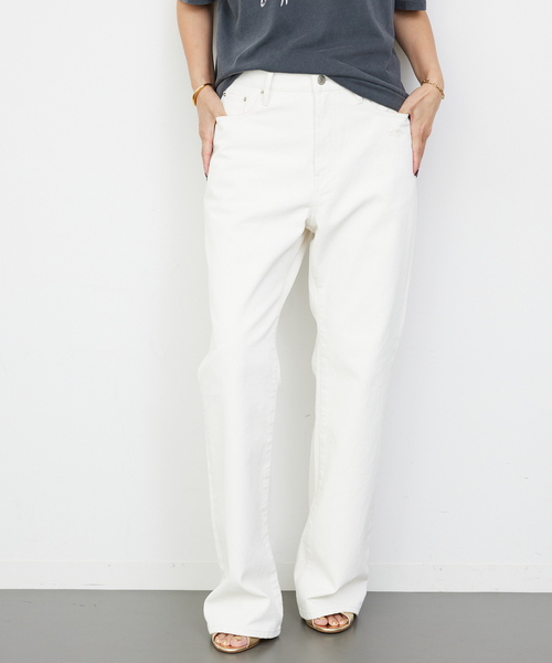 Deuxieme Classe（ドゥーズィエムクラス） デニムパンツ 34 アイボリー