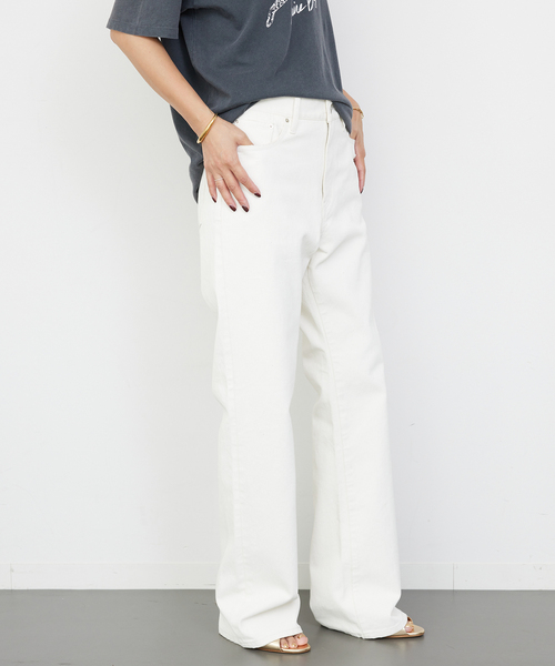 Deuxieme Classe（ドゥーズィエムクラス） デニムパンツ 34 アイボリー