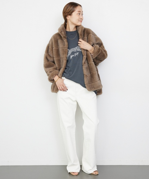 Deuxieme Classe（ドゥーズィエムクラス） デニムパンツ 34 アイボリー