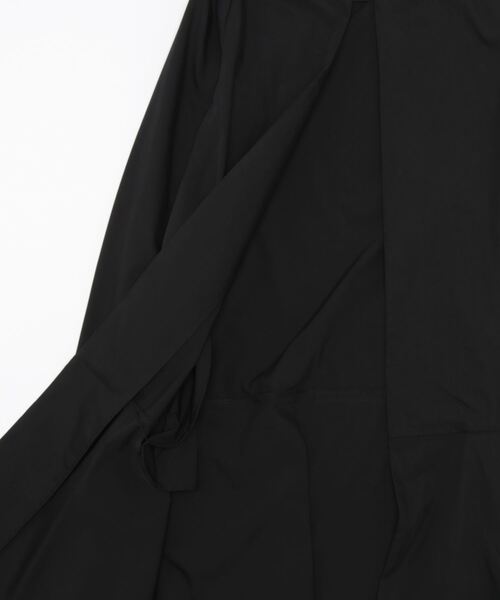 「PICCIN」 ノーカラーコート M ブラック レディース_画像3