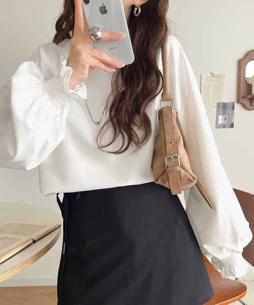 「classicalelf」 長袖カットソー MEDIUM ブラウン レディース_画像9