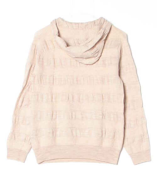 「CABANE de ZUCCa」 長袖ニット M ベージュ メンズ_画像2