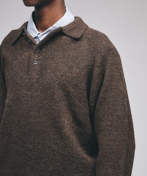 Adoon plain セーター ニット RAGLAN SLEEVE KNIT PORO / ラグラン