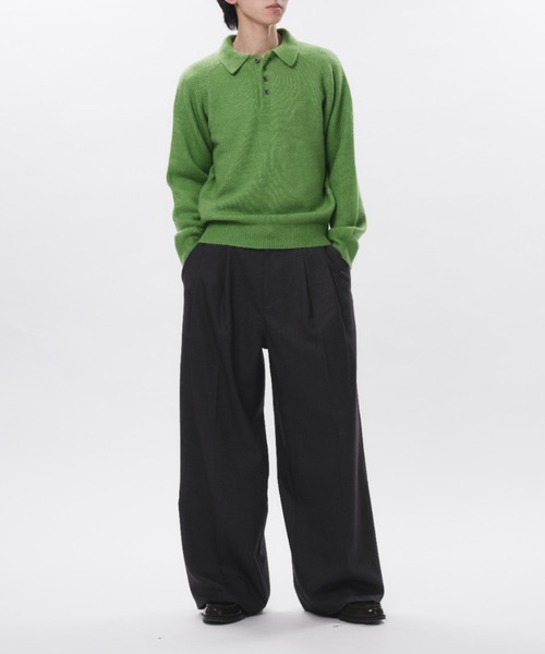 Adoon plain セーター ニット RAGLAN SLEEVE KNIT PORO / ラグラン