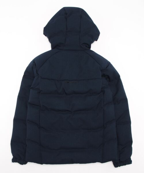 極美品　MAMMUT　ネイビー フード付きジャケット　ダウン　ロゴ MAMMUT（マムート） ダウンジャケット X-SMALL ネイビー メンズ