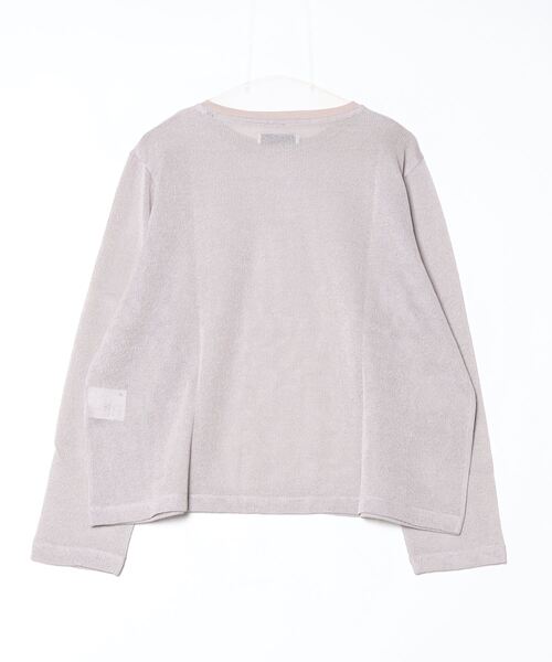 「Jieda」 長袖Tシャツ 1 ライトグレー メンズ_画像2