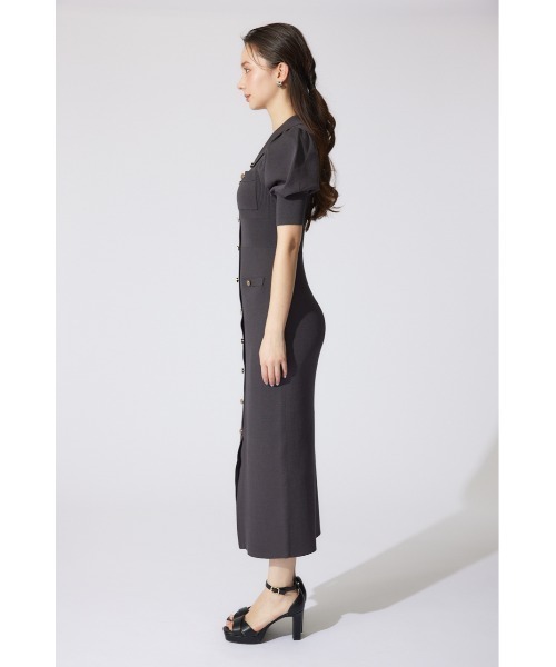 「rienda」 ニットワンピース FREE カーキ レディース_画像8