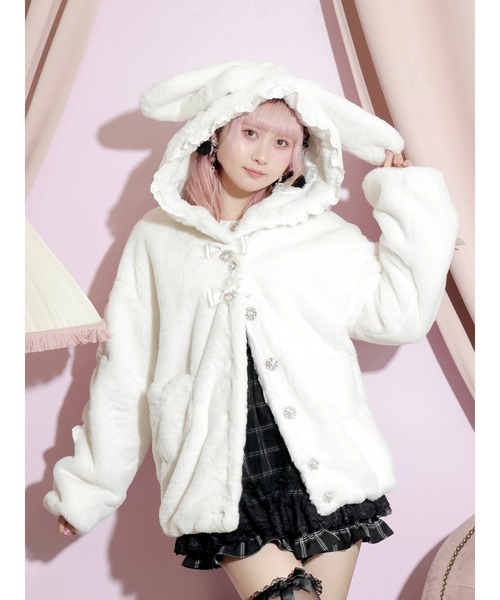 NOEMIE（ノエミー） ブルゾン アウター うさ耳ポケットハート袖