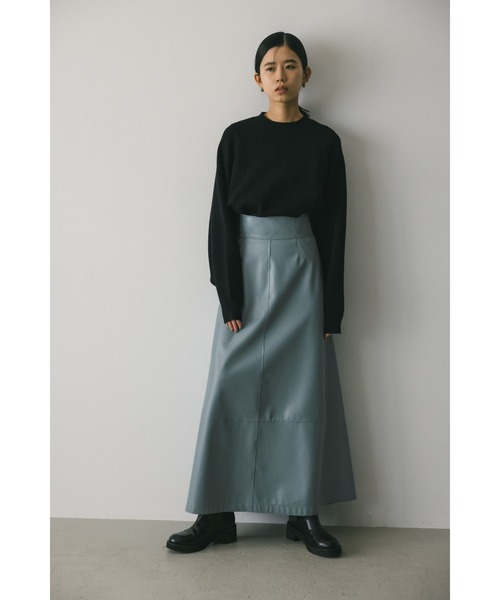 「STYLEMIXER」 フレアスカート SMALL サックスブルー レディース_画像2