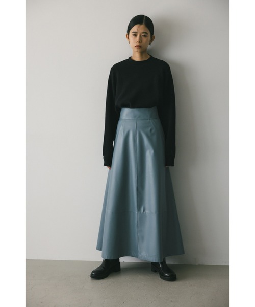 「STYLEMIXER」 フレアスカート SMALL サックスブルー レディース_画像3