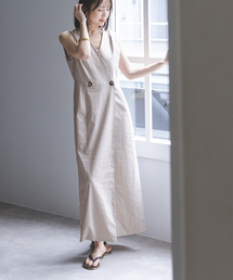 NOBLE（ノーブル） ワンピース 「セットアップ対応」「洗える」麻