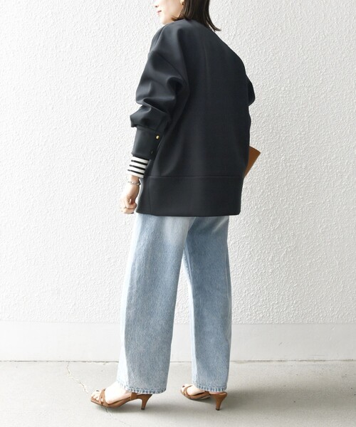 「SHIPS any」 ノーカラーコート ONE SIZE ベージュ レディース_画像4