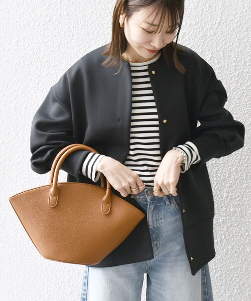 「SHIPS any」 ノーカラーコート ONE SIZE ベージュ レディース_画像6