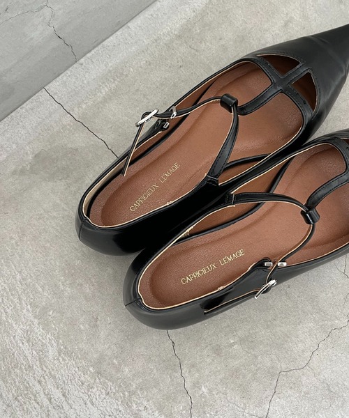 「CAPRICIEUX LE'MAGE」 パンプス 38 ブラック レディース_画像9