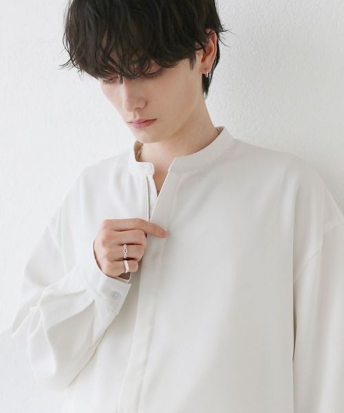 「LILL」 長袖シャツ S サックスブルー メンズ_画像8