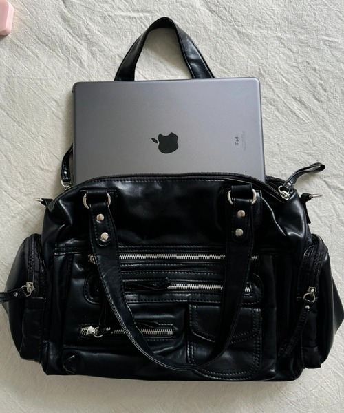 「lilful」 2WAYバッグ F ブラック レディース_画像2