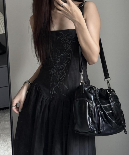 「lilful」 2WAYバッグ F ブラック レディース_画像5