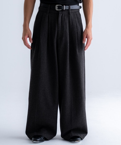 「SINSS」 スラックス SMALL チャコール メンズ_画像5