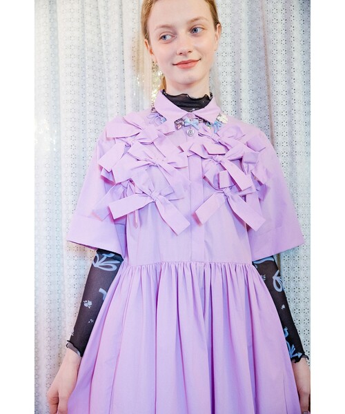 CAROLINA GLASER（カロリナ グレイサー） ワンピース リボン いっぱい
