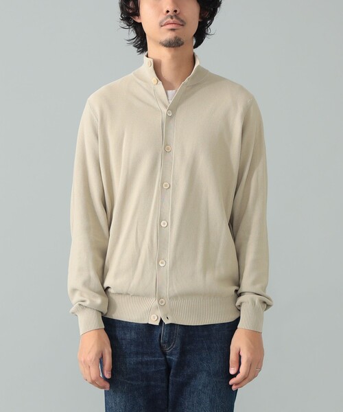 セーター ニット FILIPPO DE LAURENTIIS / コットン ハイネック カーディガン メンズの画像