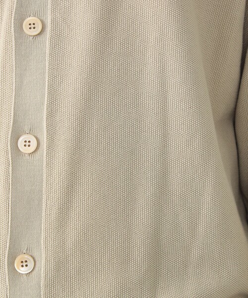 セーター ニット FILIPPO DE LAURENTIIS / コットン ハイネック カーディガン メンズの画像