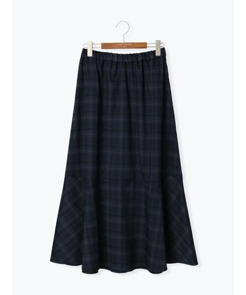 「Lugnoncure」 ロングスカート フリ- ベージュ レディース_画像5