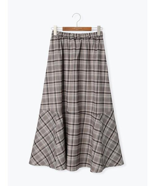 「Lugnoncure」 ロングスカート フリ- ベージュ レディース_画像6