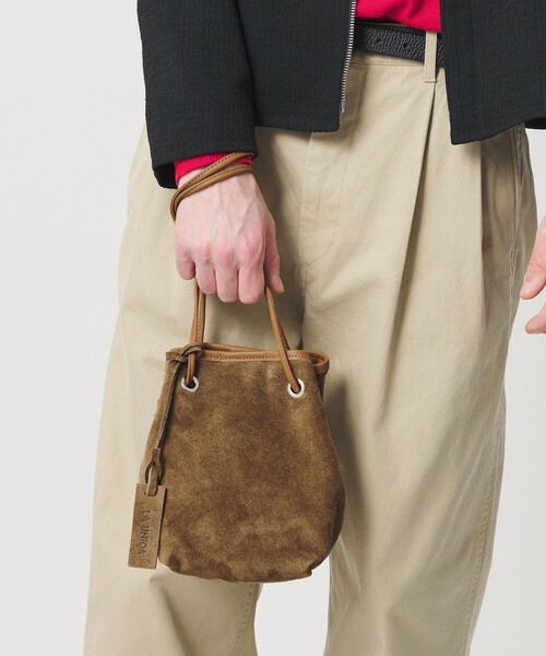 BEAUTY＆YOUTH UNITED ARROWS ハンドバッグ 「LA UNIQA」スエード 巾着