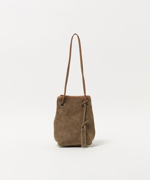 BEAUTY＆YOUTH UNITED ARROWS ハンドバッグ 「LA UNIQA」スエード 巾着