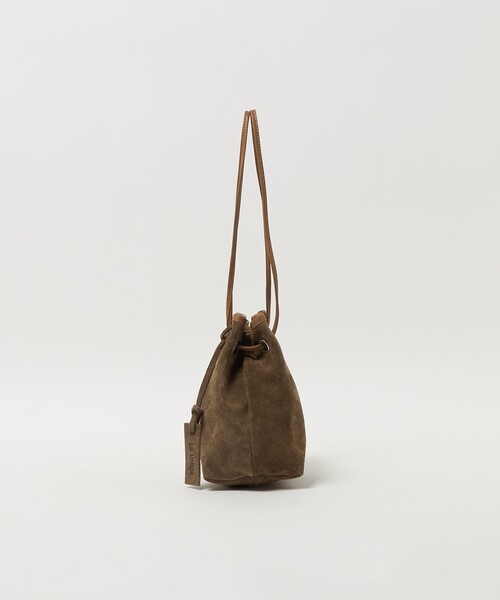 BEAUTY & YOUTH UNITED ARROWS スエード 巾着バッグ BEAUTY&YOUTH UNITED ARROWS｜<LA UNIQA>スエード 巾着 バッグ