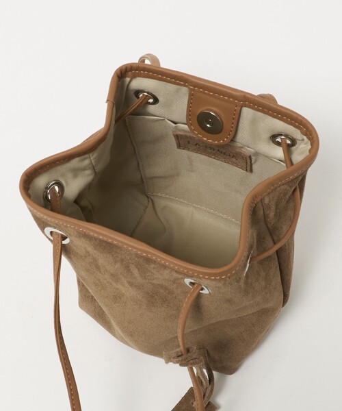 BEAUTY＆YOUTH UNITED ARROWS ハンドバッグ 「LA UNIQA」スエード 巾着