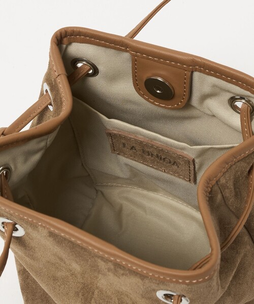 BEAUTY＆YOUTH UNITED ARROWS ハンドバッグ 「LA UNIQA」スエード 巾着