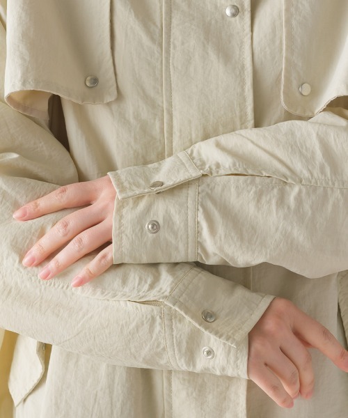 「OMNES」 ブルゾン FREE ベージュ レディース_画像4