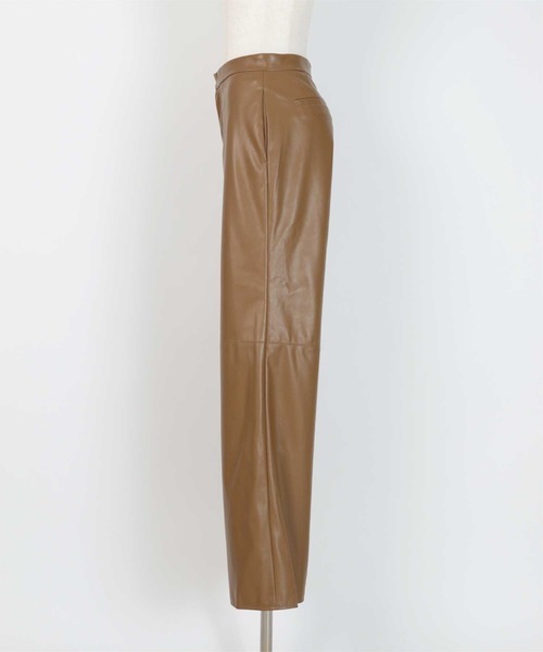 「ur's」 パンツ L キャメル レディース_画像3
