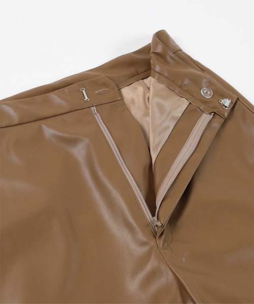 「ur's」 パンツ L キャメル レディース_画像6