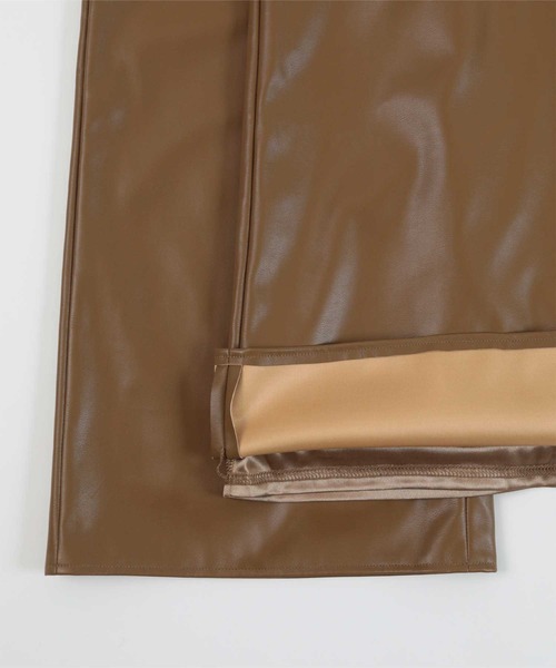 「ur's」 パンツ L キャメル レディース_画像8