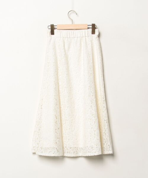 「LAISSE PASSE」 フレアスカート 36 ベージュ レディース_画像2