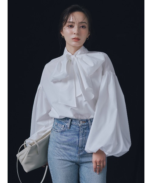 anuans（アニュアンス） ブラウス シャツ Anniv.バルーンスリーブ
