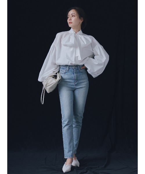anuans（アニュアンス） ブラウス シャツ Anniv.バルーンスリーブ