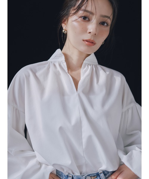 anuans（アニュアンス） ブラウス シャツ Anniv.バルーンスリーブ