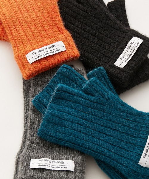 「THE INOUE BROTHERS」 手袋 FREE ブラック メンズ_画像2