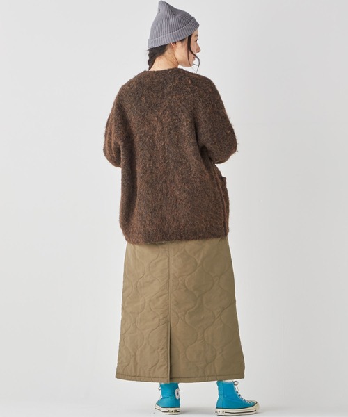 「KRIFF MAYER Lady's Collection」 ニットカーディガン LARGE ベージュ レディース_画像6