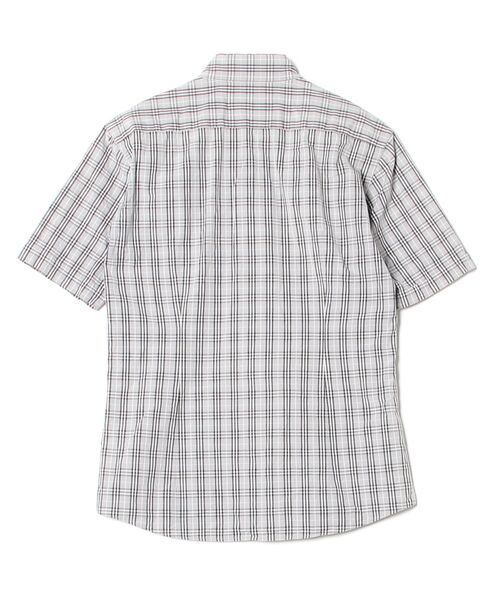 BURBERRY チェック柄 メンズ半袖シャツ M BURBERRY BLACK LABEL（バーバリーブラックレーベル） チェック柄半袖