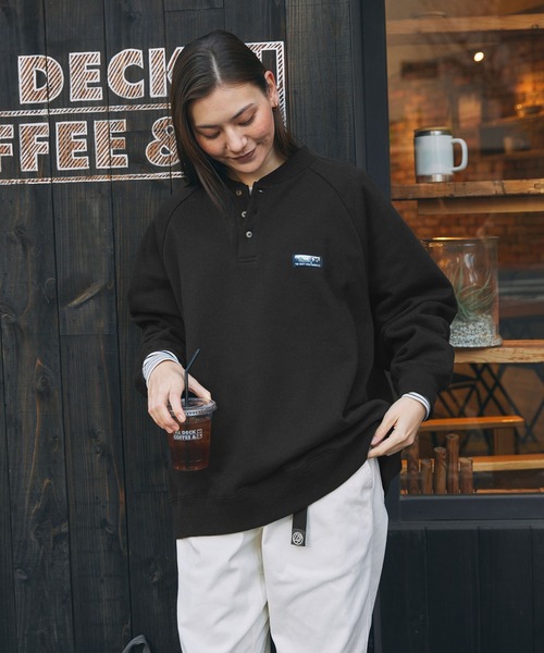 「THE CRAFT CREW PRODUCTS」 長袖Tシャツ M グレイッシュベージュ メンズ_画像9