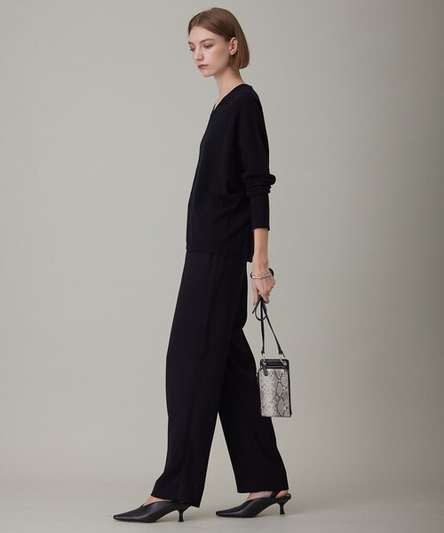 「ICB」 長袖ニット X-SMALL ベージュ レディース_画像9