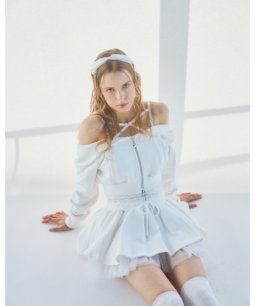 lilLilly（リルリリー） キャミソール レースカップ付きキャミソール