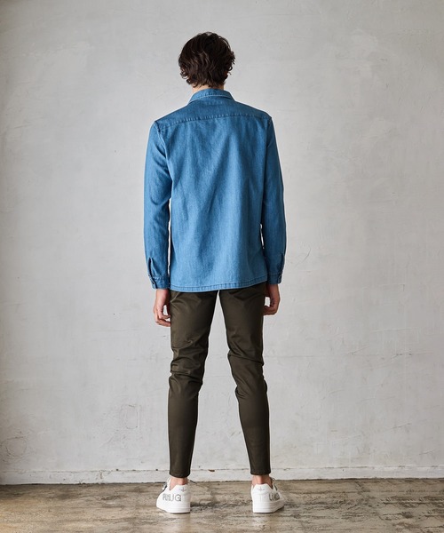 「RATTLE TRAP」 長袖シャツ S ブルー メンズ_画像9