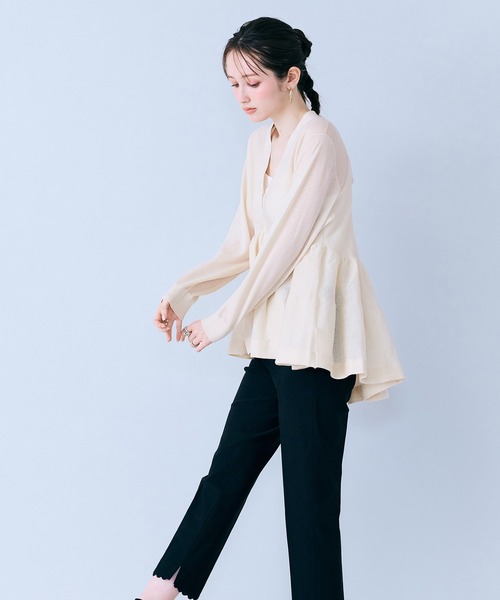 パンツ サブリナパンツ レディースの画像