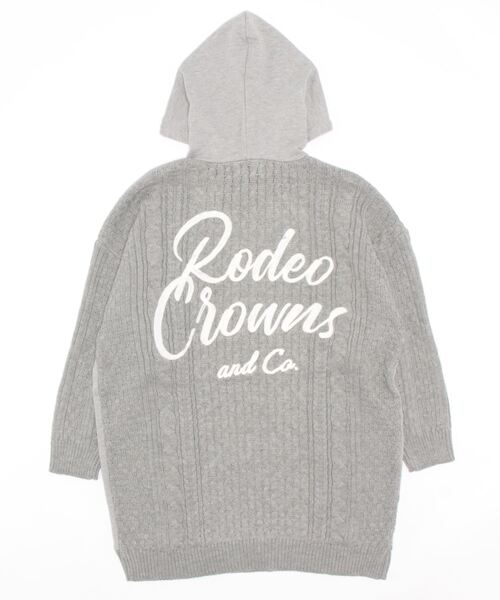 「RODEO CROWNS WIDE BOWL」 長袖ワンピース FREE 杢グレー レディース_画像5