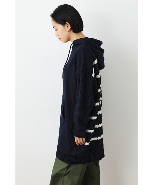 「RODEO CROWNS WIDE BOWL」 長袖ワンピース FREE 杢グレー レディース_画像8